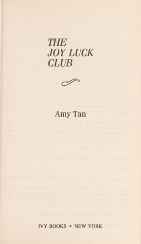 Amy Tan: Joy Luck Club-O.M. (Paperback, Ivy Books)