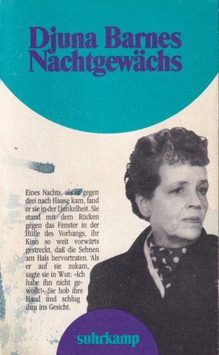 Djuna Barnes: Nachtgewächs (German language, 1991, Suhrkamp)