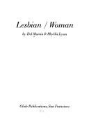 Del Martin: Lesbian/woman (Brand: Glide Publications, Glide Publications)