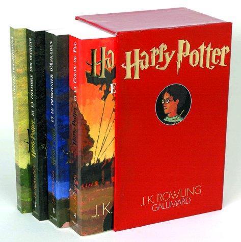 J. K. Rowling, Minalima Design, J.K Rowling: Harry Potter, coffret 4 volumes (French language, 2000)