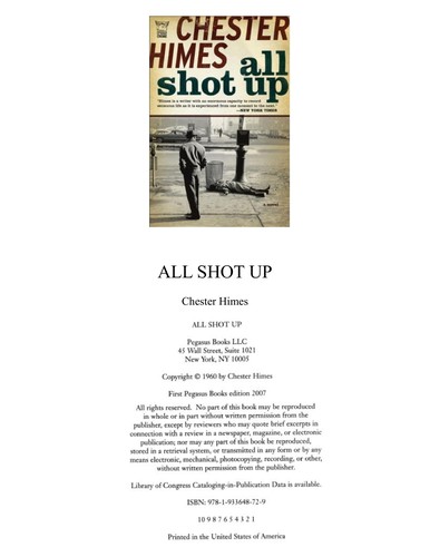 Chester Himes: All shot up (1973, The Chatham Bookseller)