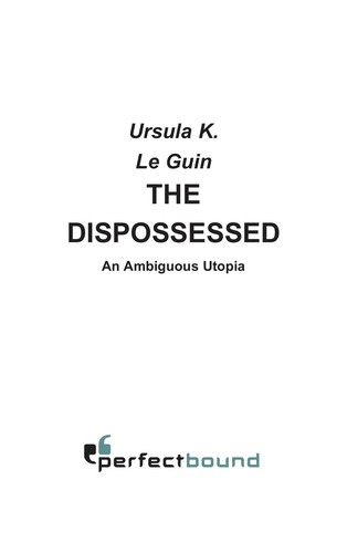 Ursula K. Le Guin: The dispossessed (1994, HarperPrism)